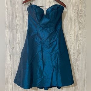 Teal Sweetheart Neckline Party Prom Bridesmaid Dress 2 Be Social Size 12